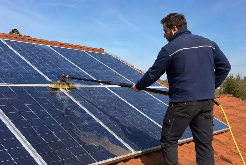 Nettoyage et entretien de panneaux solaires à Parves et Nattages